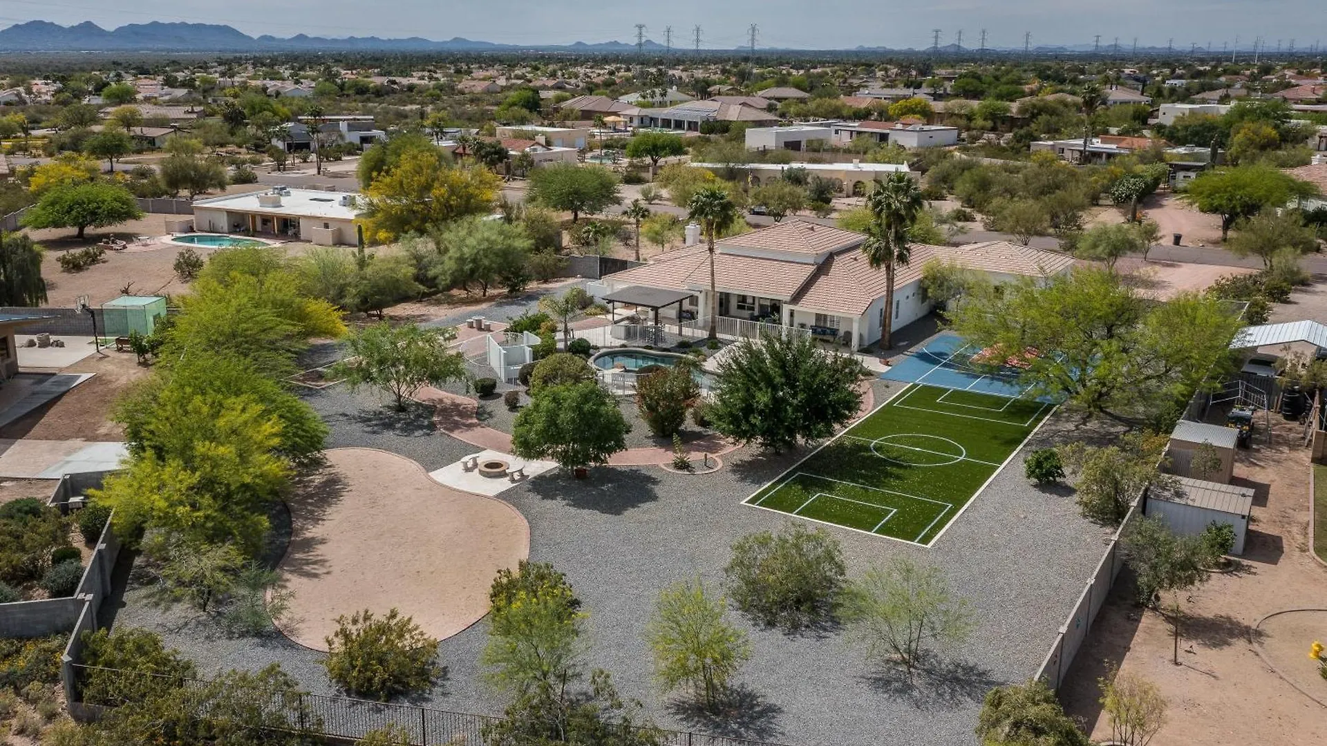 Pickleball Cornhole Basketball Court Tons Of Space At Paradise Heights Retreat Scottsdale 0*,